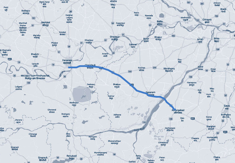 India NH2 Varanasi – Aurangabad