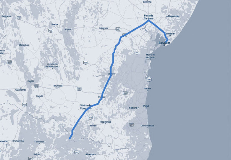 Brasil VIABAHÍA BR116 – 324